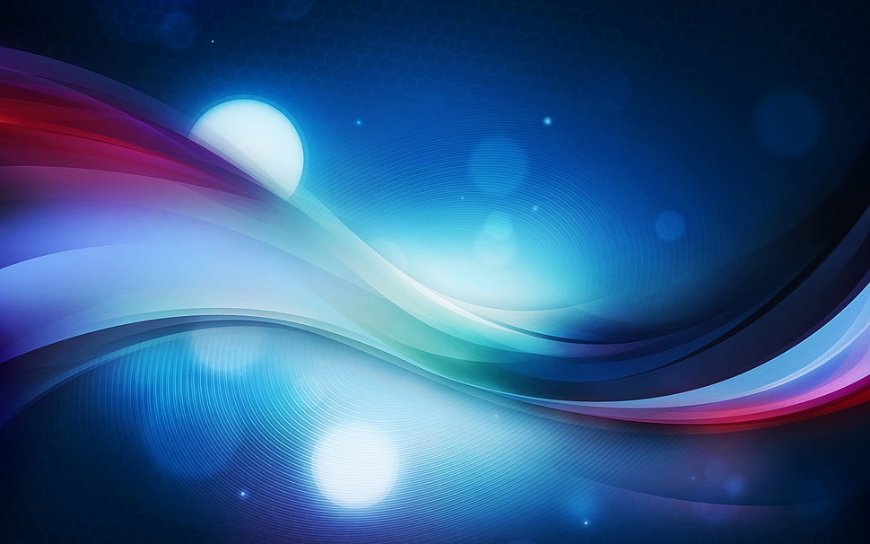 blue, black, and pink digital wallpaper HD wallpaper